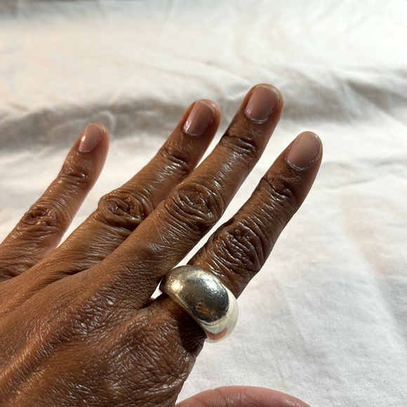 Sterling Silver Dome Ring - Picture 5 of 6